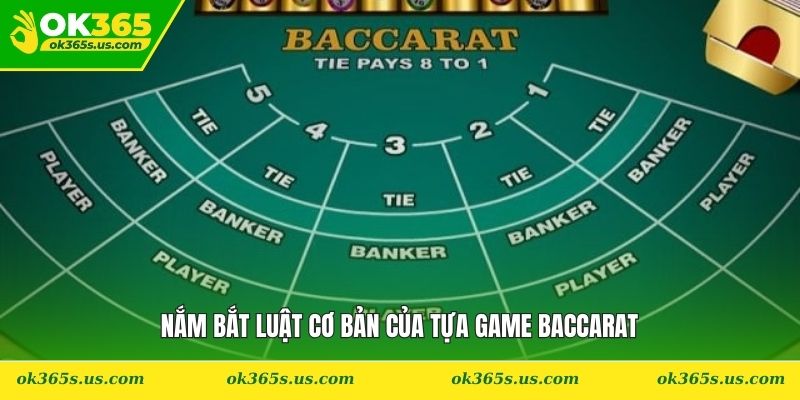 Nắm bắt luật cơ bản của tựa game Baccarat