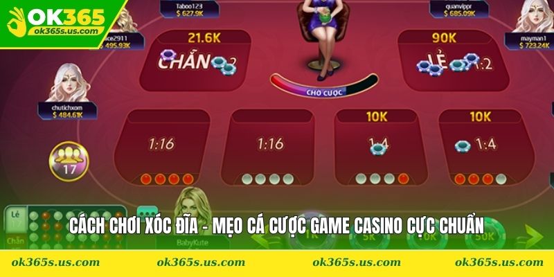 Cách Chơi Xóc Đĩa - Mẹo Cá Cược Game Casino Cực Chuẩn
